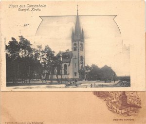 us7514 gruss aus gonsenheim evangel kirche mainz germany