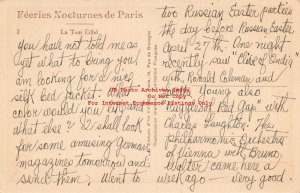 France, Paris, Eiffel Tower at Night, Yvon No 2