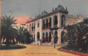 Algiers, Palace of the Governor, Algeria, Early Postcard, Used, Postage Due 2c