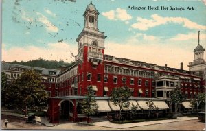 Arlington Hotel Hot Springs AR Postcard PC19