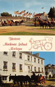 Historic Mackinac Carriage Enterence To Fort Mackinac  - Mackinac Island, Mic...