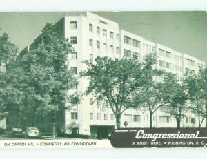 Pre-1980 CONGRESSIONAL HOTEL Washington DC HQ2044