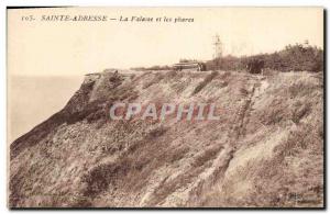 Old Lighthouse Postcard Sainte Adresse Cliff and lighthouses