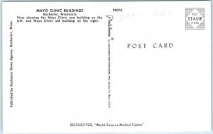 Postcard - Mayo Clinic Buildings - Rochester, Minnesota