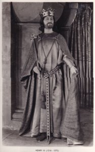 King Henry III 3rd Madame Tussauds Waxwork Real Photo Postcard