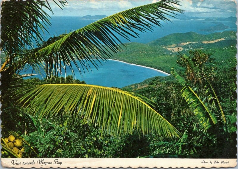 postcard Virgin Islands - View Towards Magens Bay