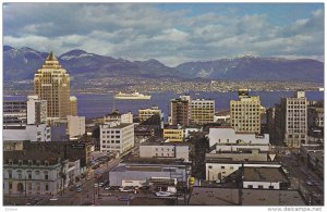 Harbour & Mountains , VANCOUVER , B.C. , Canada , 50-60s