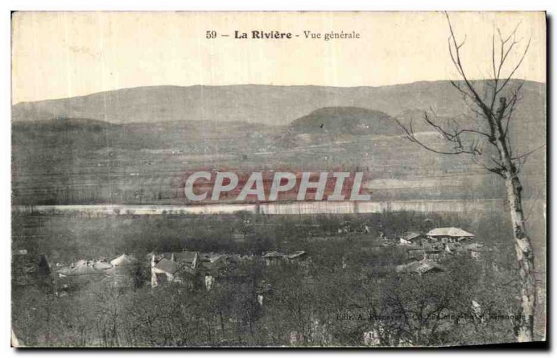 Old Postcard La Riviere Vue Generale