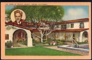 California ENCINO Home of Mickey Rooney - LINEN