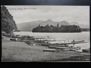 Cumbria, Landing Stage Derwentwater c1910 Advert from Mr A. Gammom CARR & Co Ltd