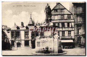 Rouen Old Postcard Square maiden