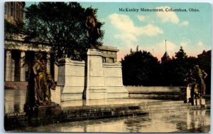 Postcard - McKinley Monument - Columbus, Ohio