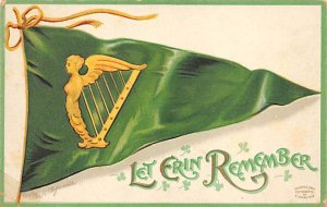 Artist Ellen Clapsaddle Saint Patrick's Day 1911 crease, tape on crease