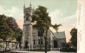 Vintage Postcard 1900's Presbyterian Church Religious Columbia, Pennsylvania 