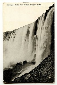 Horseshoe Falls From Below Niagara Falls Vintage Postcard Standard View Card