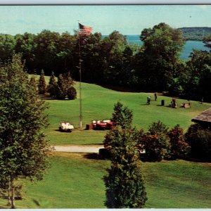 c1960s Peninsula State Park, WI Golf Course Eagle Harbor Ephraim Flag A378