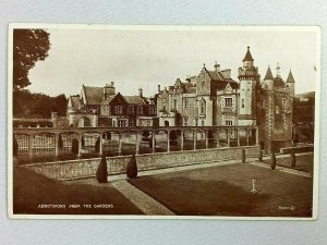 Vintage Postcard Abbotsford from the Gardens