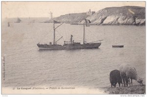 LE CONQUEt (Finistere) , France , PU-1904 ; Steamship , Pointe de Kermorvan