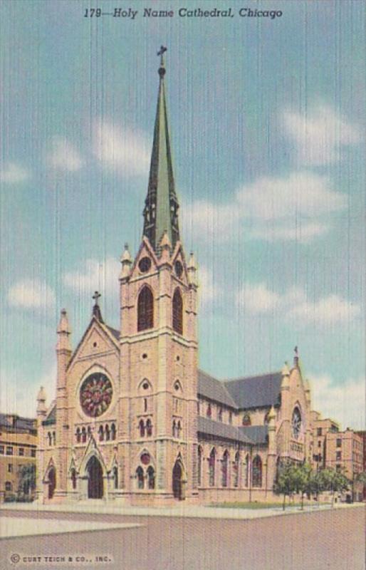 Illinois Chicago The Holy Name Temple Curteich