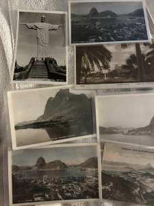 RPPC LOT - 7 Brazil Real Photo Postcards Vintage Rio De Janeiro KG5
