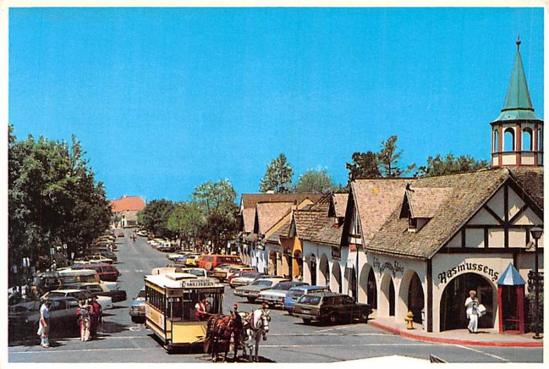 Horse Drawn Trolley - Solvang, California