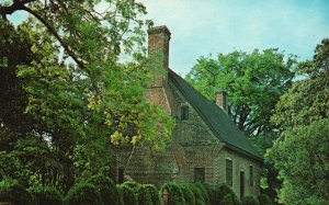 Postcard Adam Thoroughgood House Pyramid Princess Anne County Norfolk Virginia