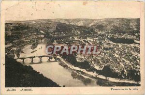 Postcard Old Cahors City Panorama
