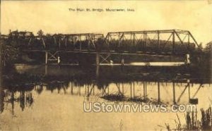 The Main Street Bridge - Manchester, Iowa IA  