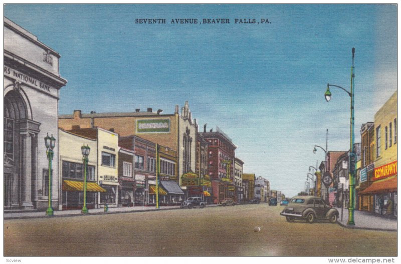 Seventh Avenue , BEAVER FALLS , Pennsylvania, 30-40s