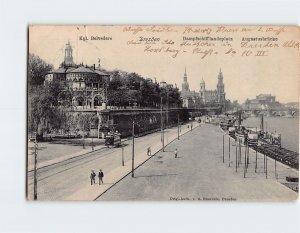 Postcard Kgl. Belvedere Dresden Germany