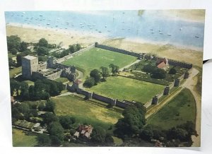 Aerial View Hurst Castle Keyhaven River Lighthouse Solent Vintage Postcard 1986