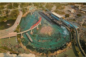 Postcard California Anaheim Disneyland Tomorrowland amusement 23-7221