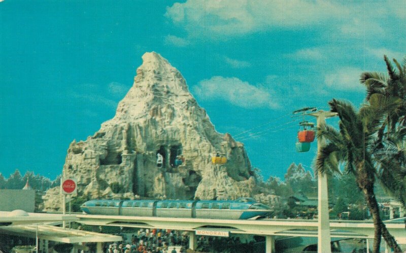 Disneyland Anaheim Previewing the Future Transportation Vintage Postcard 07.34 