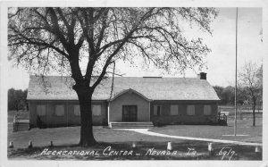 1952 Nevada Iowa Recreation Center RPPC #6917 Photo Postcard 8850