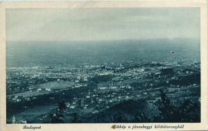 Hungary - Budapest, View from the Lookout Tower on Mt. John