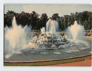 Postcard Château de Versailles, Grandes eaux au bassin de Latone, France