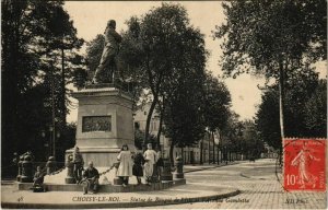 CPA CHOISY-le-ROI Statue de Rouget de l'Isle et Avenue Gambetta (65596)