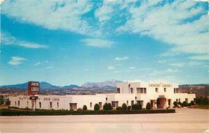 Apache Lodge roadside Prescott Arizona 1954 Postcard Dexter 4082