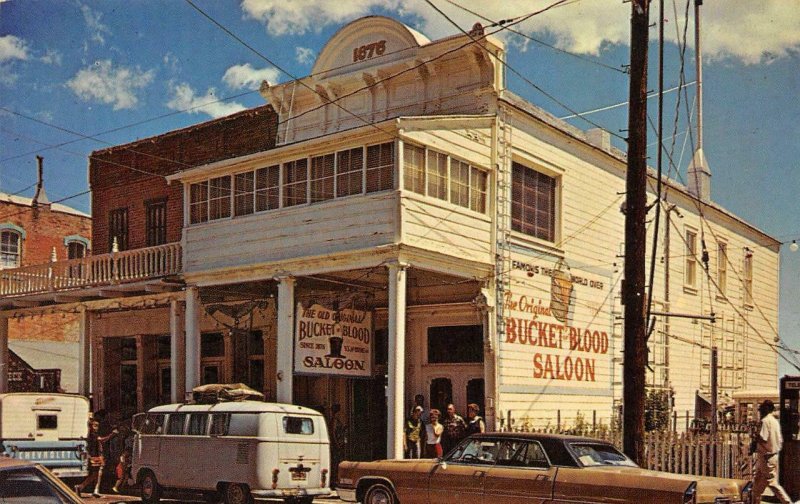 BUCKET OF BLOOD SALOON Ghost Town VIRGINIA CITY Nevada c1960s Vintage Postcard