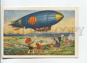 482143 FERRER Kids ZEPPELIN Rigid airship dirigible Vintage LOCFON Spain