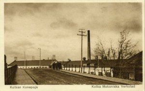 finland suomi, KOTKA Mekaniska Verkstad, Kotkan Konepaja (1920s) Postcard