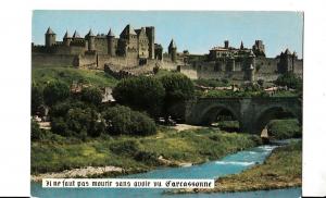 BF13897 carcassonne le haut pas mourir sans avoir   france front/back image