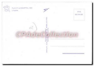 Postcard Old Flavy le Martel Church