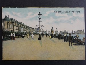 Suffolk LOWESTOFT The Esplanade - Old Postcard