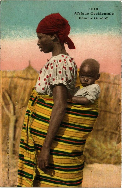 CPA AK Afrique Occidentale Femme Ouolof SENEGAL (821815)