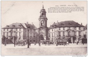 RENNES, Ille Et Vilaine, France, 1900-1910's; Hotel De Ville