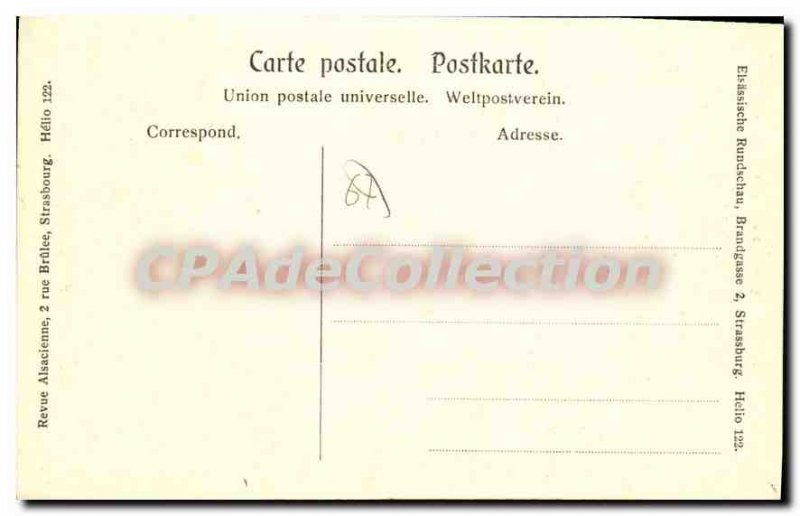 Old Postcard Riquewihr