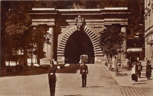 Lot320 budapest real photo tunnel hungary police policemen