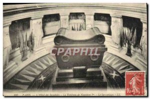 Old Postcard The Paris Hotel invalid Tomb of Napoleon 1st The sarcophagus