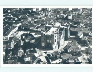 old rppc AERIAL VIEW OF TOWN Guarda - Beira Interior Norte Portugal HM1836